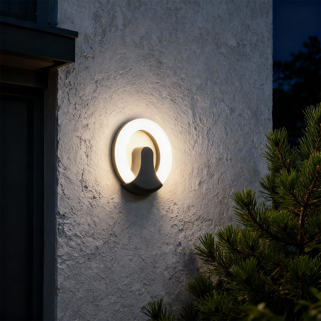Black Wall Sconce Light LED Outdoor Personality Light