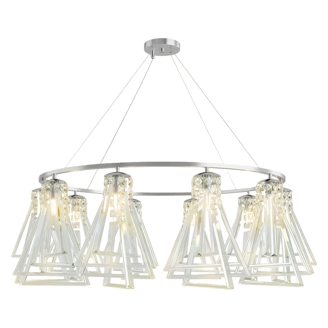 Contemporary Crystal Chandelier Minimalist Ceiling Light