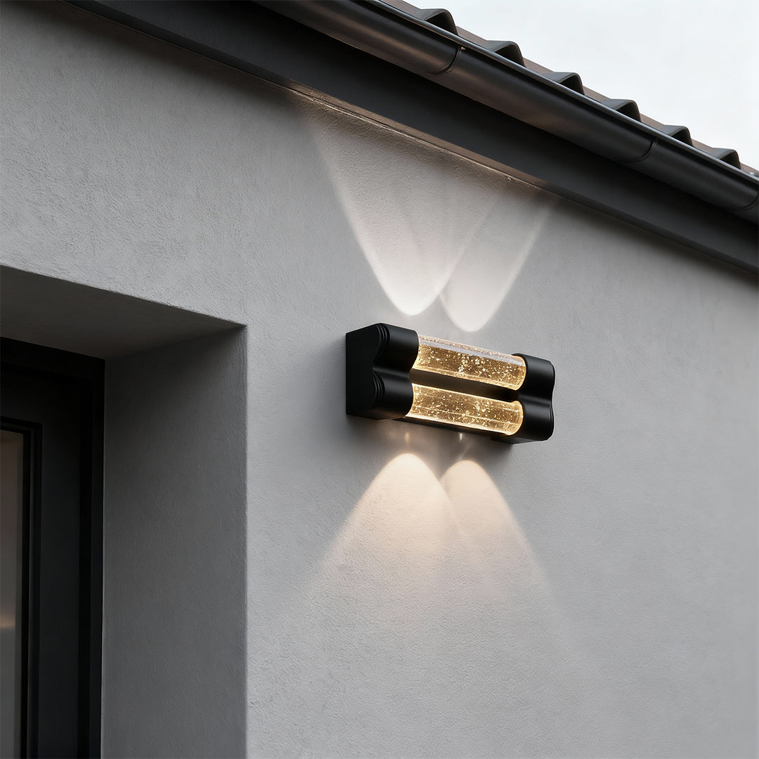 Crystal Wall Sconce Light Fixture Luxury Waterproof LED Lamp