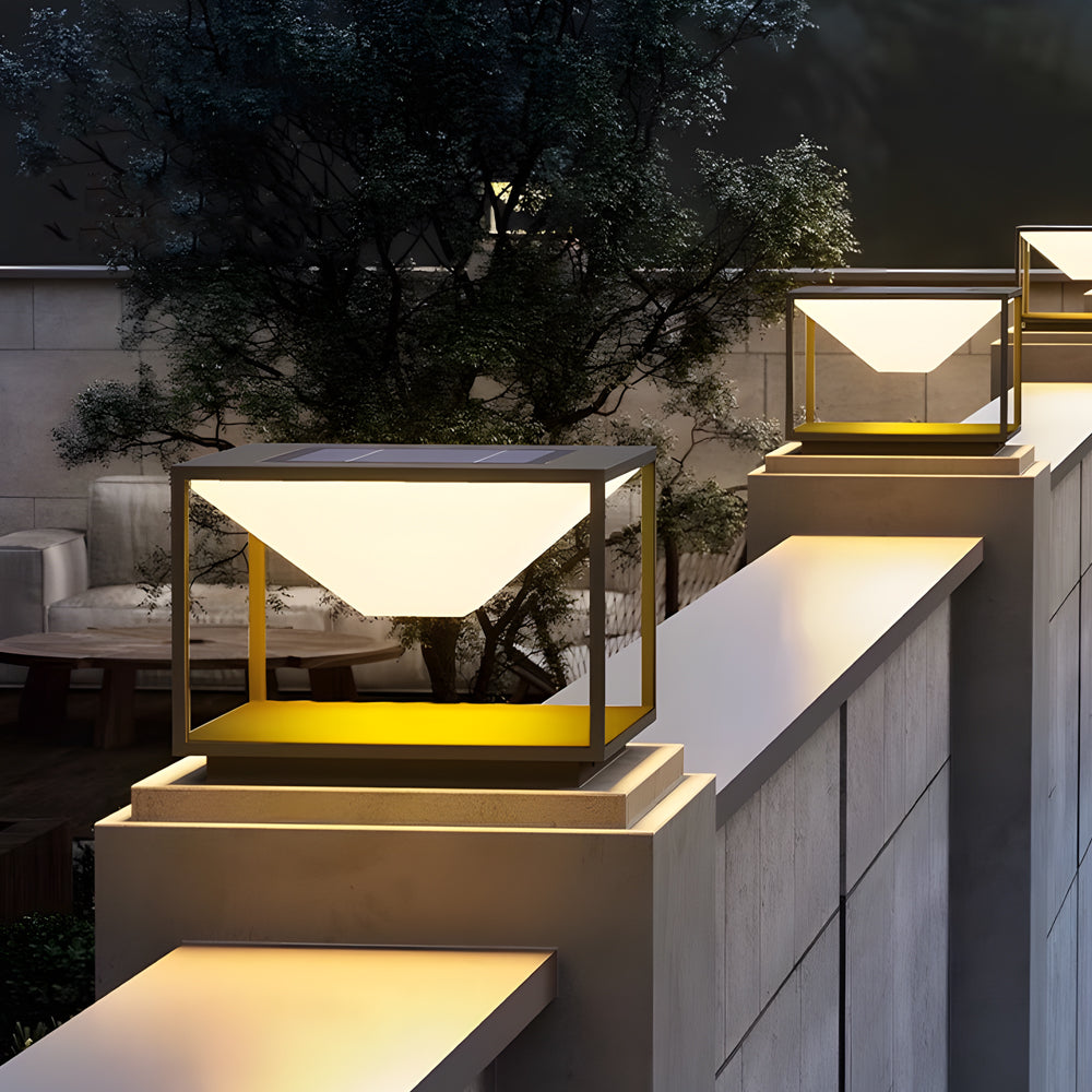 Square Pillar Light Stainless Steel Waterproof