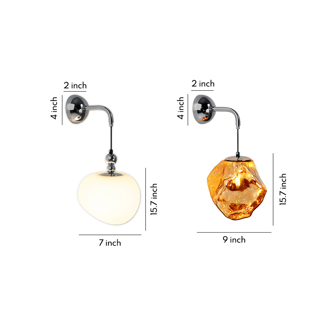 Art Deco Wall Sconce Lighting Nordic Creative Iron Lamp