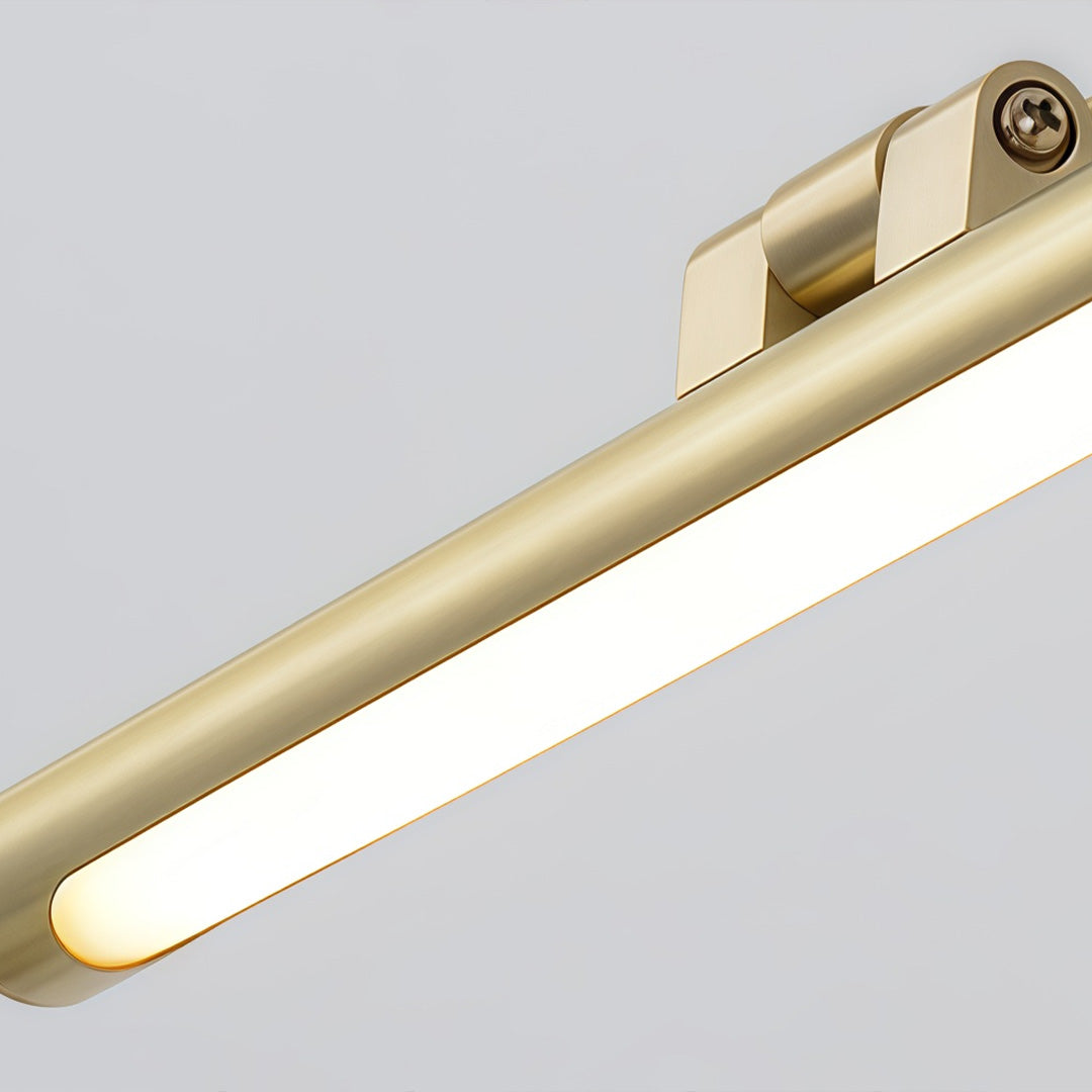 Bathroom Vanity Strip Lights Modern Rotating Copper Light