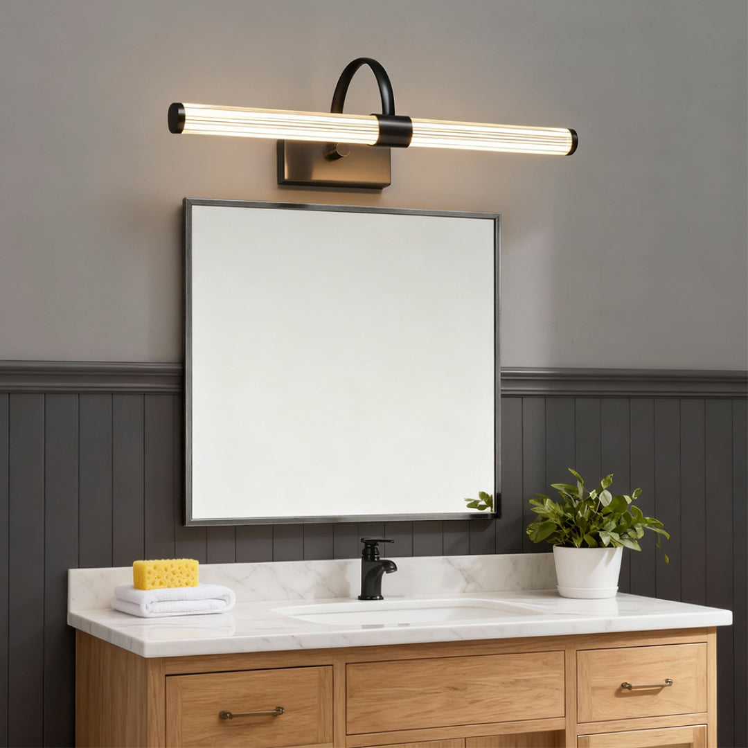 Bathroom Vanity Wall Light Nordic Full Copper Long Bar Light