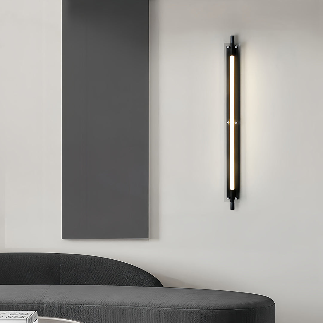 LED Wall Strip Lights Black for Hallways Up-Down Linear Lamp