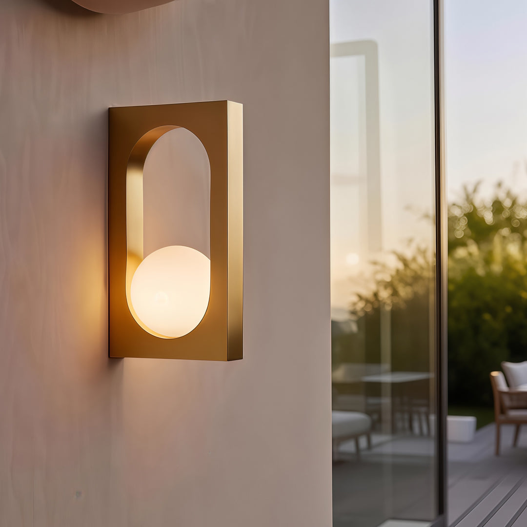 LED Outdoor Wall Lighting Ideas Waterproof American Retro Lamp