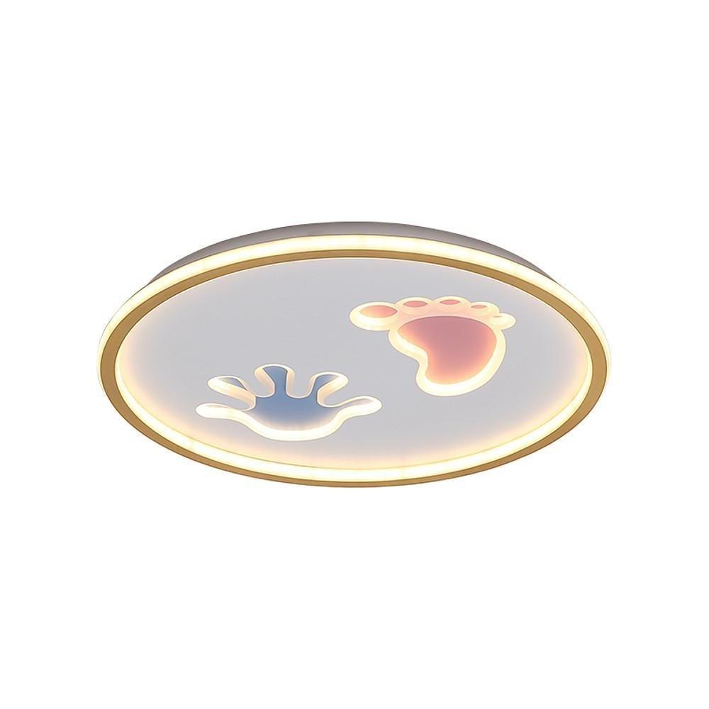 Hand and Foot Print LED Modern Flush Mount Lighting Ceiling Lights