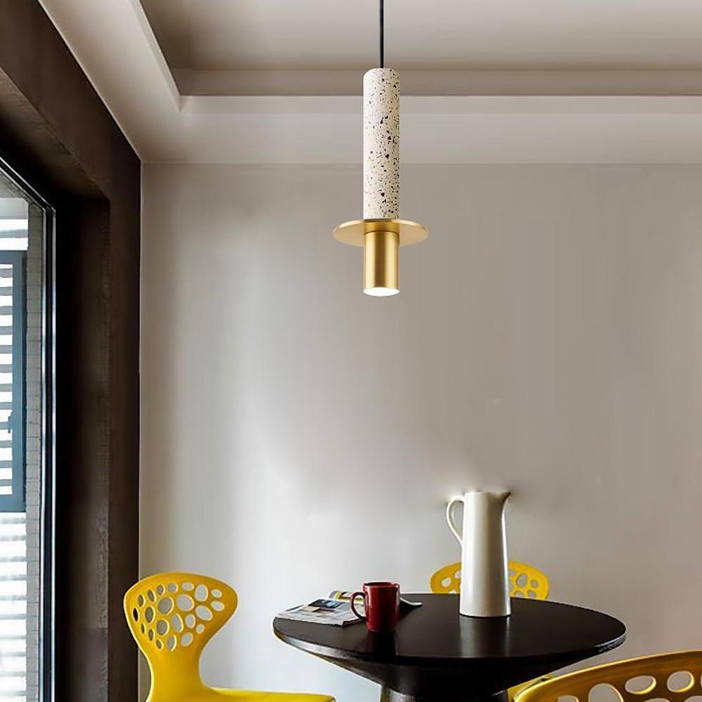 1 Light Pendant Light Cylindrical Circular LED Classic Island Lights