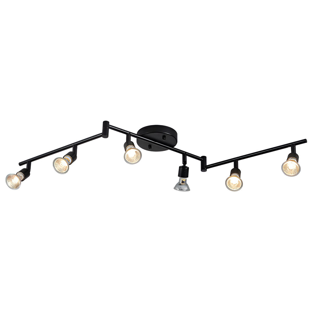 Black Adjustable Ceiling Lights Minimalist Iron LED Light