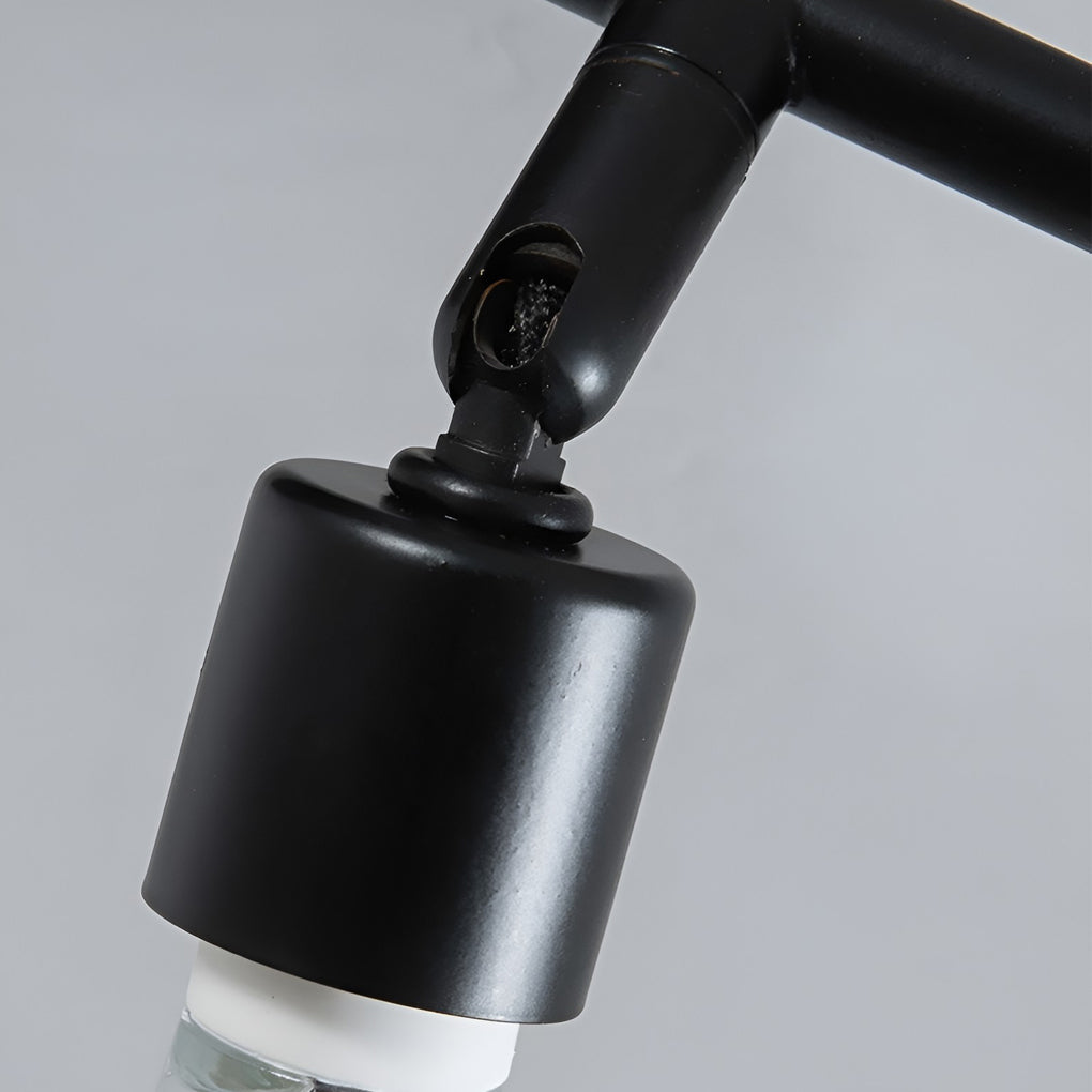Black Adjustable Ceiling Lights Minimalist Iron LED Light
