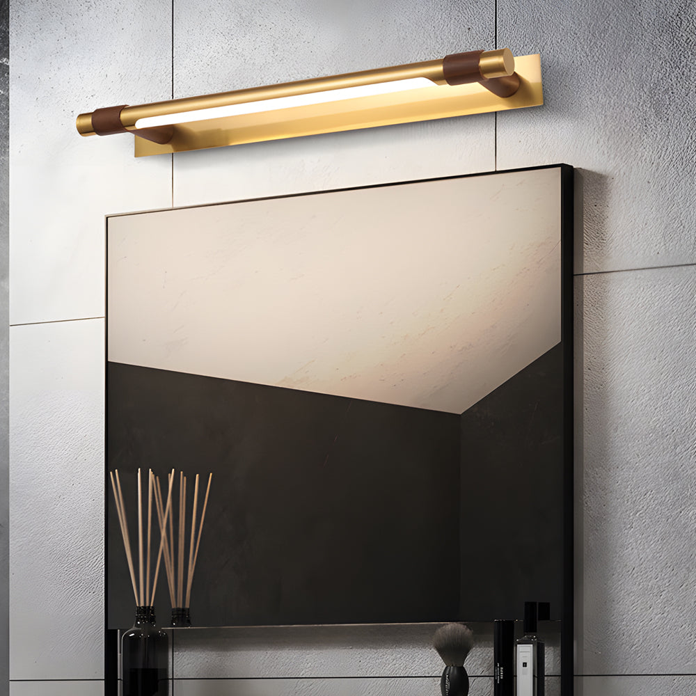 Black and Gold Vanity Light 120° Rotatable Bathroom Light