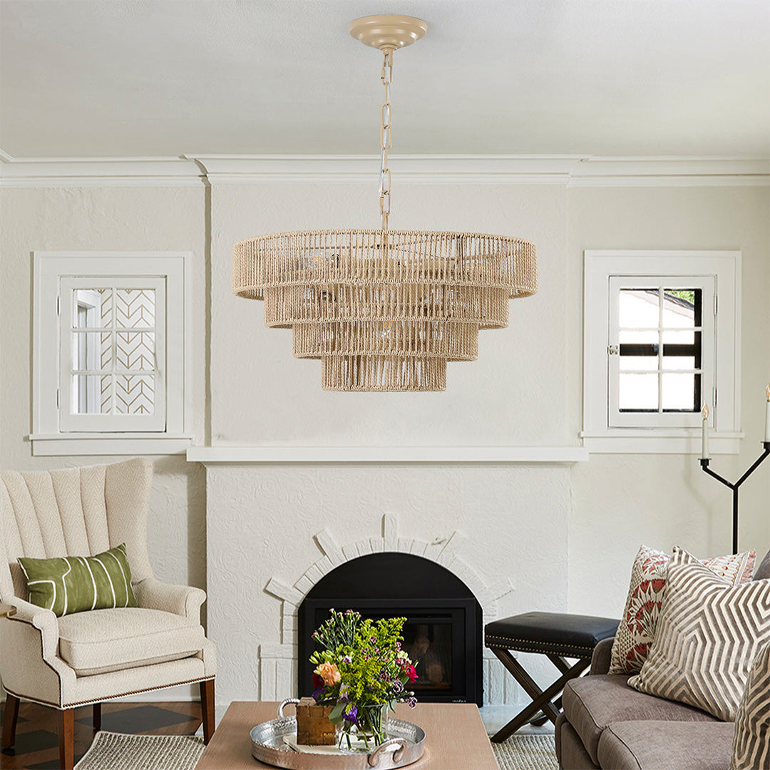 Japanese Style Chandeliers Zen-Inspired Creative Art Ceiling Lights