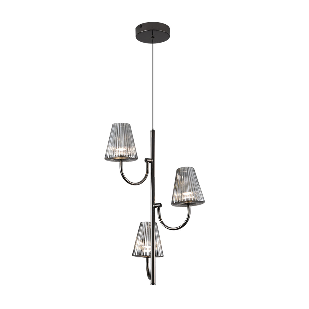 Minimalist Pendant Light American Modern Black LED