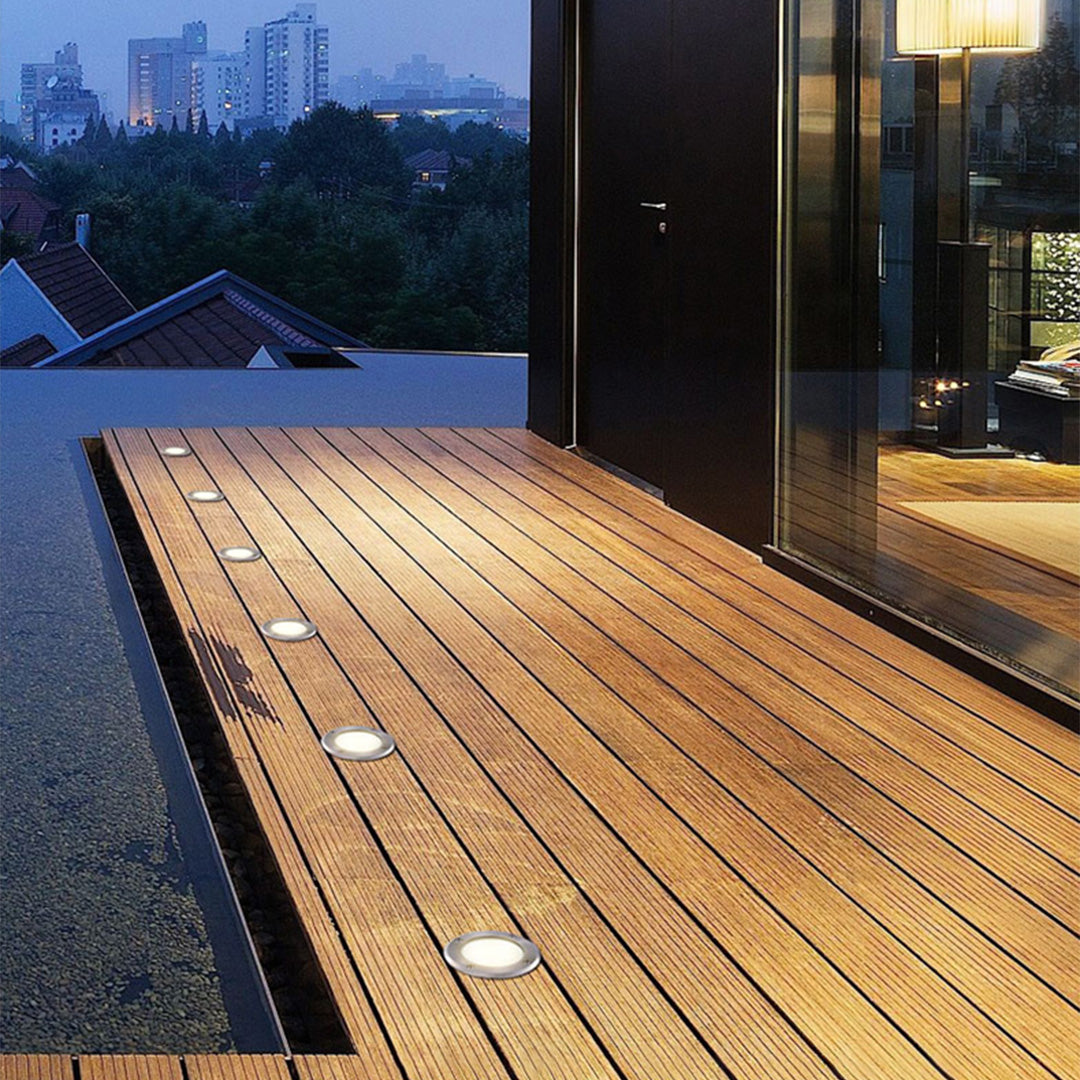 LED In-ground Lights Outdoor Minimalist Style