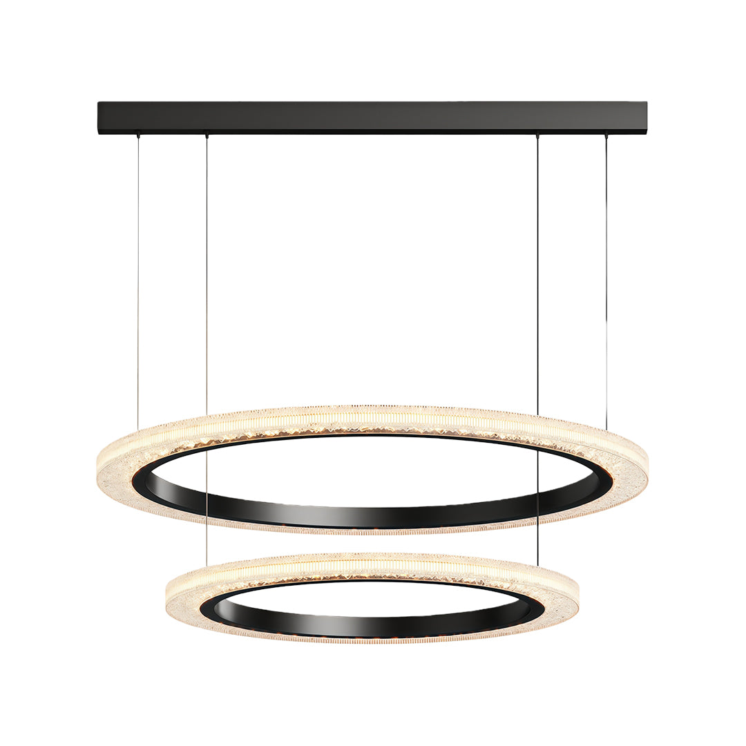 Round Modern Chandelier Minimalist Acrylic Ceiling Light