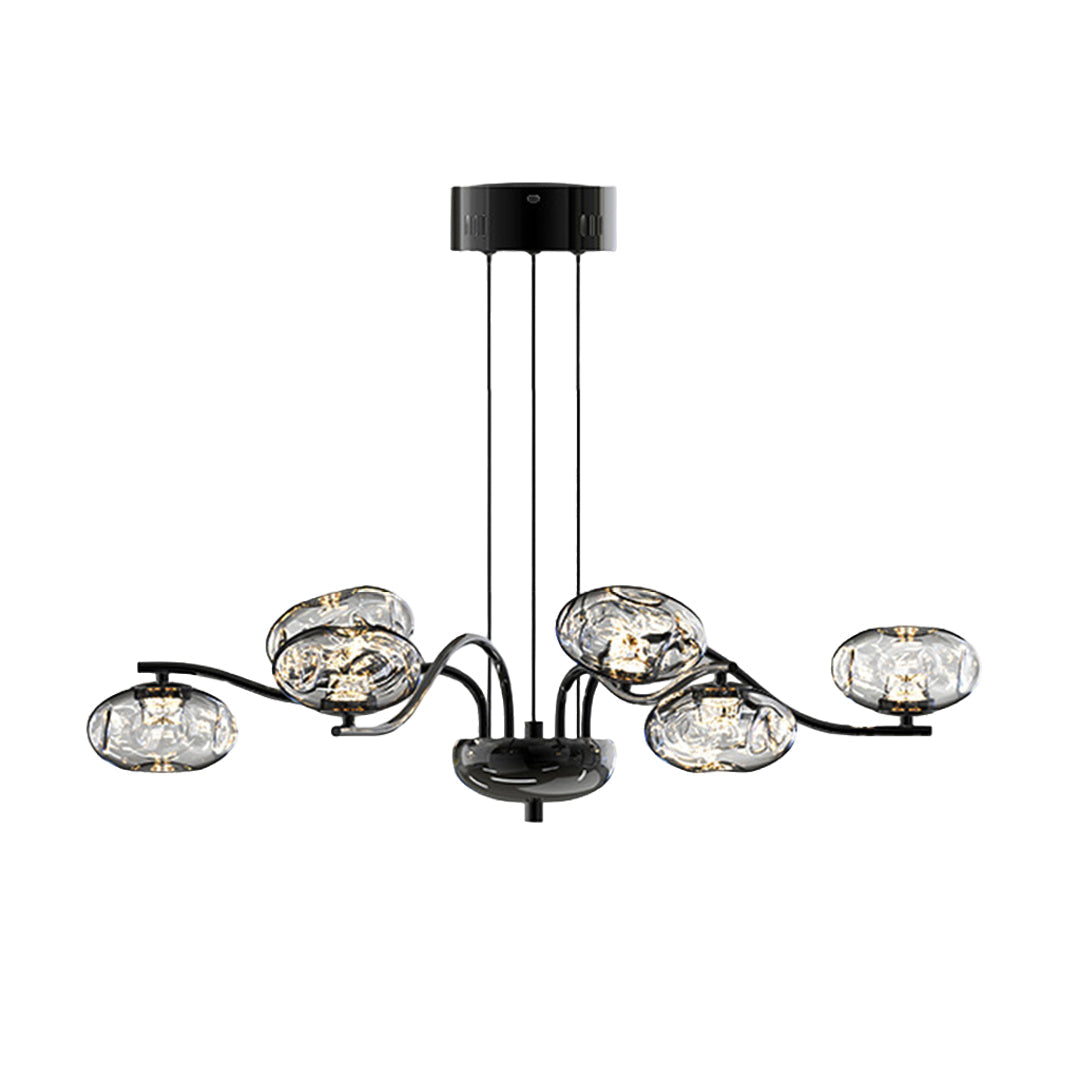 Modern LED Chandelier wide-spectrum Magic Bean Glass Light