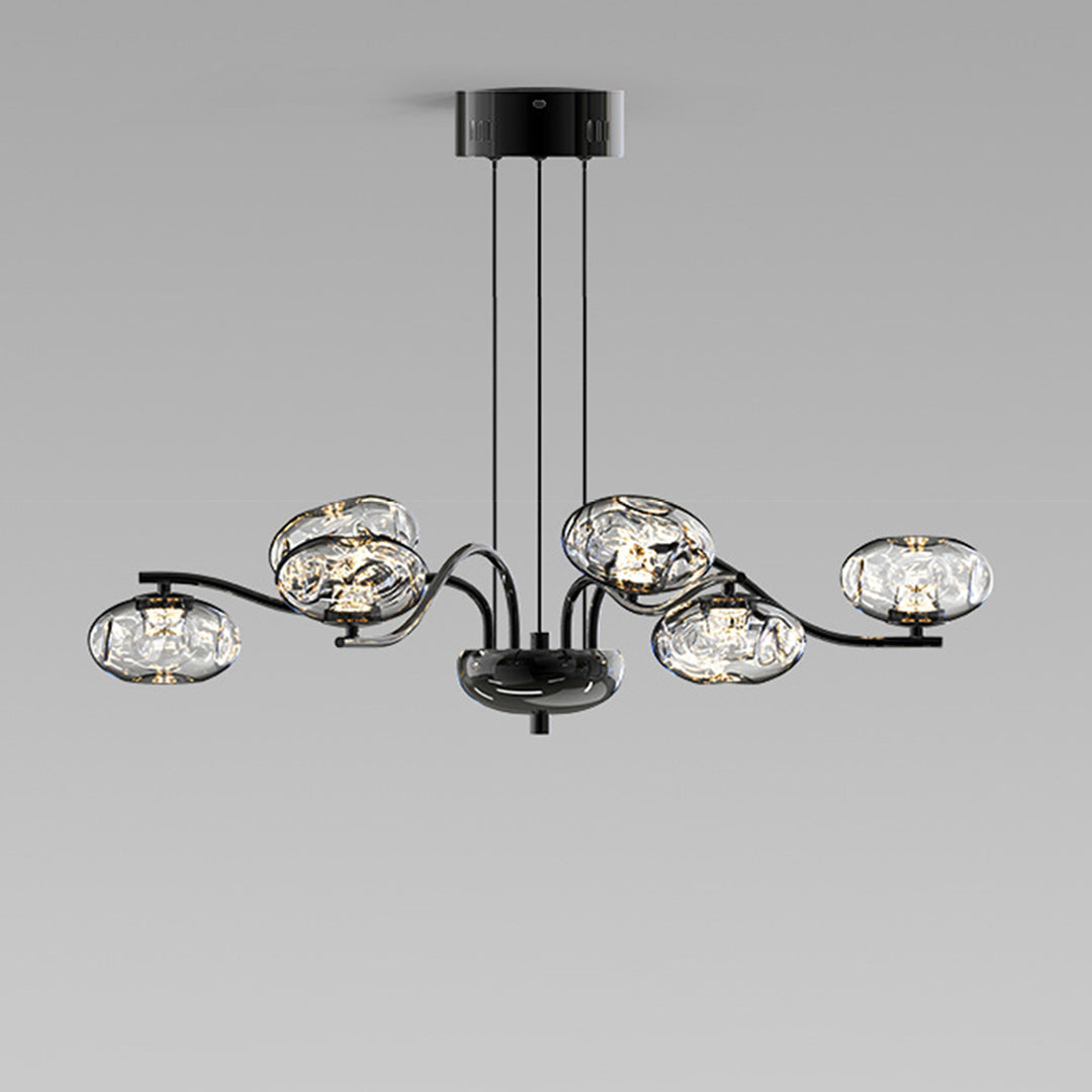 Modern LED Chandelier wide-spectrum Magic Bean Glass Light