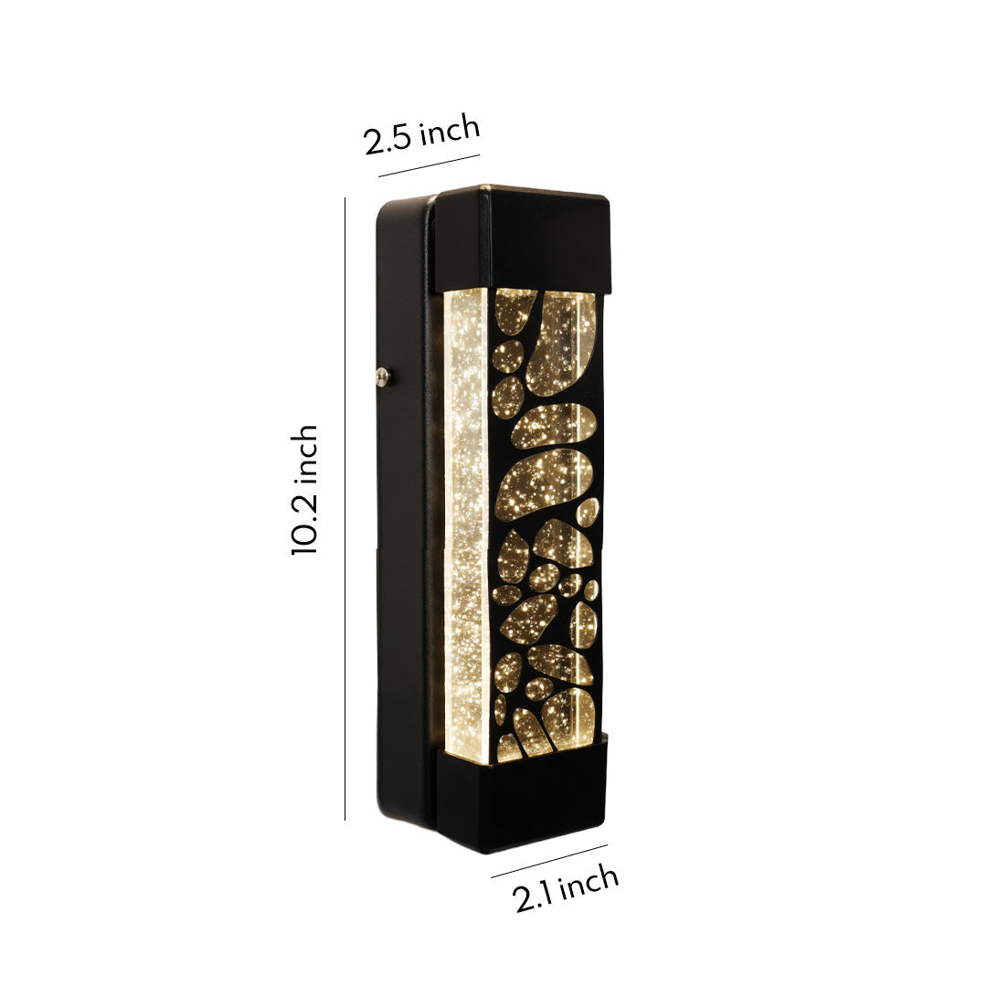 LED Linear Wall Light Outdoor Waterproof Crystal Light