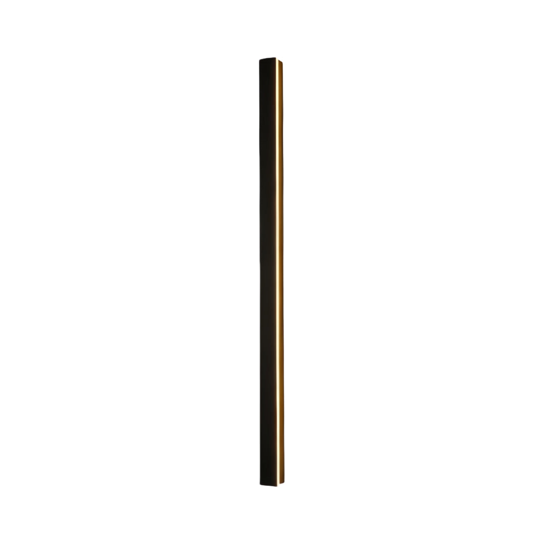 Black Linear Wall Light LED Modern Waterproof Outdoor Light