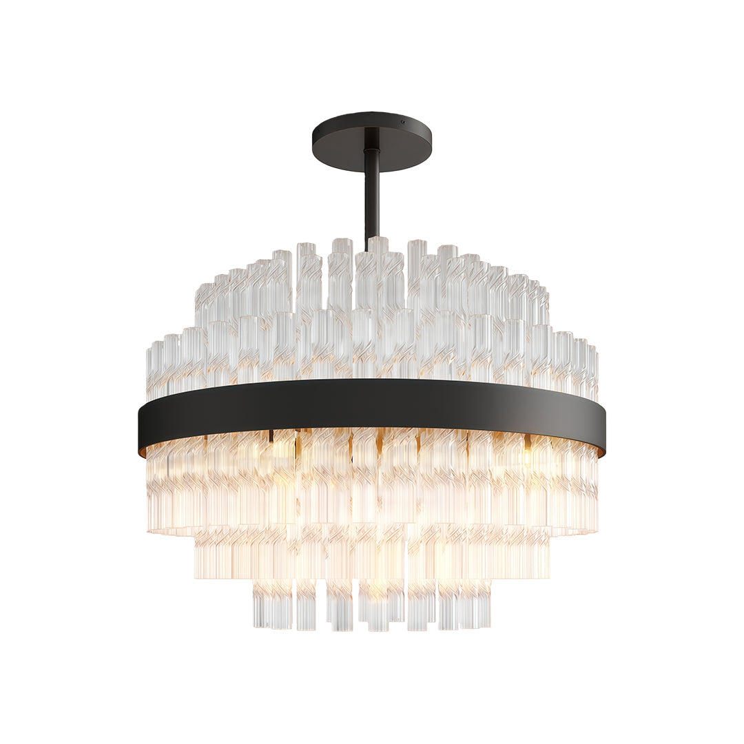 Industrial Modern Chandelier Full Copper Luxury Ceiling Light