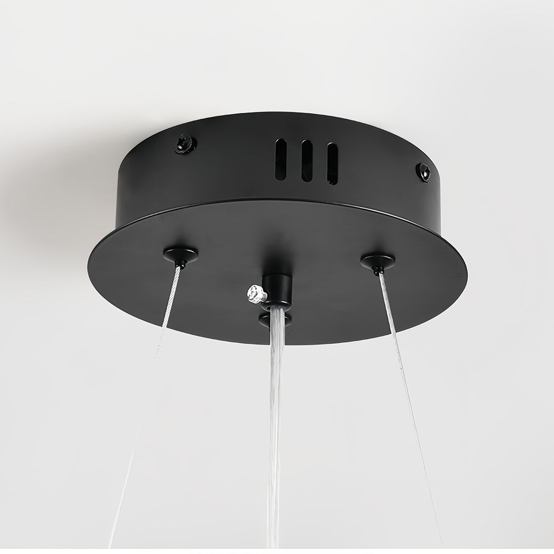 Cloth Chandelier Large Diameter Noise Reduction Felt Ceiling Lights
