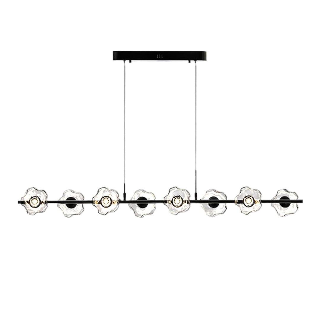 Linear Pendant Chandelier Nordic Modern Electroplated