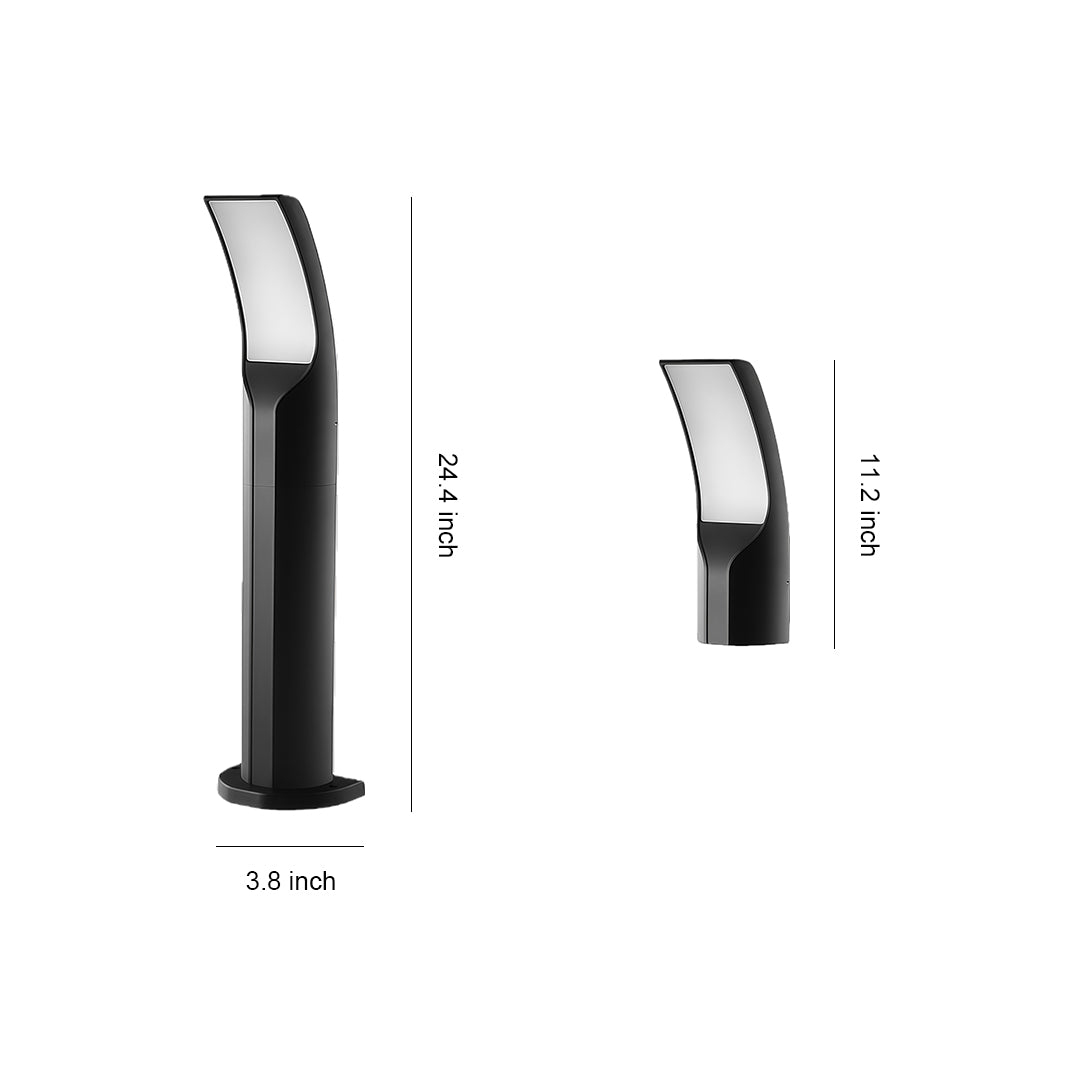 Black Outdoor Lights Wall Mounted LED Waterproof Light