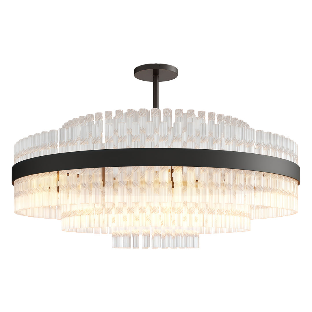 Industrial Modern Chandelier Full Copper Luxury Ceiling Light