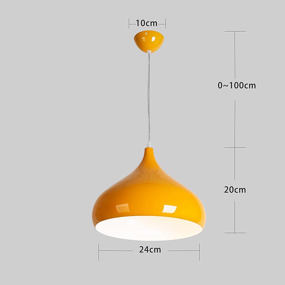 9 inch Incandescent Metal Dome Bowl Black Pendant Light Fixtures