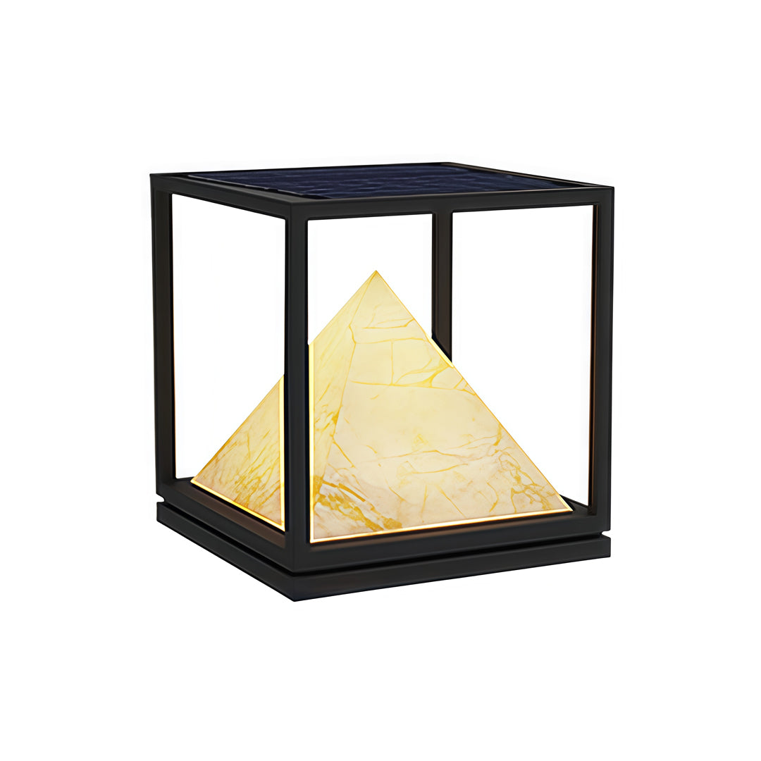 Light Pillar Design Outdoor Artificial Marble Courtyard Lamp