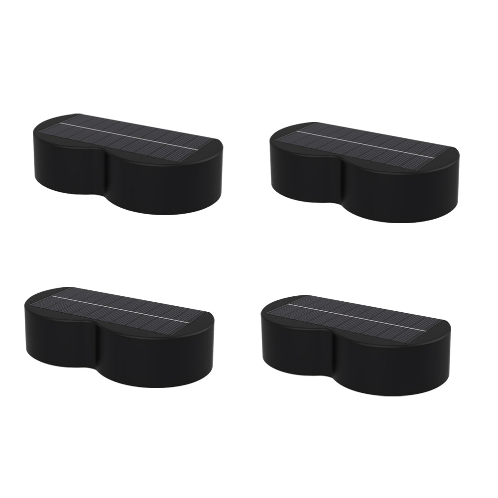 Solar-Powered Outdoor Wall Wash Lighting Waterproof 4-piece Set