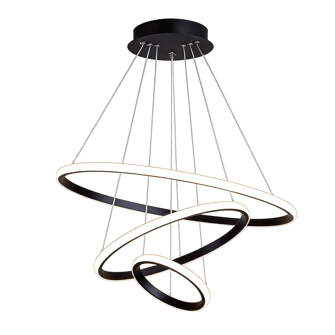 Ring LED Chandelier Modern Unique Metal Ceiling Light
