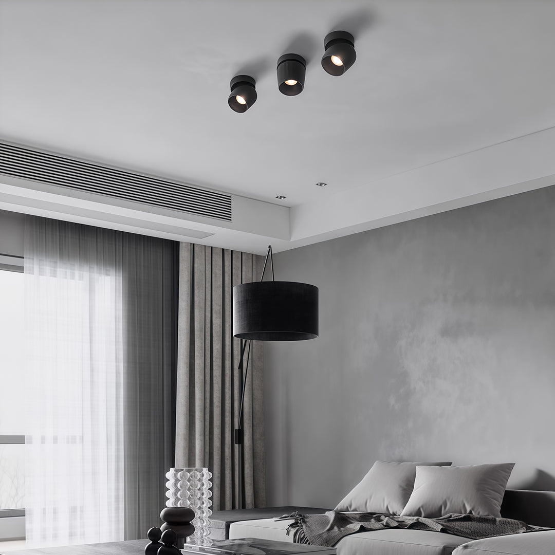 Rotating Spotlight Anti-Glare COB Surface Mount Aluminum Light
