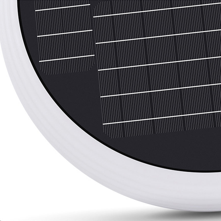 Outdoor Solar Pillar Lights Waterproof Round Landscape