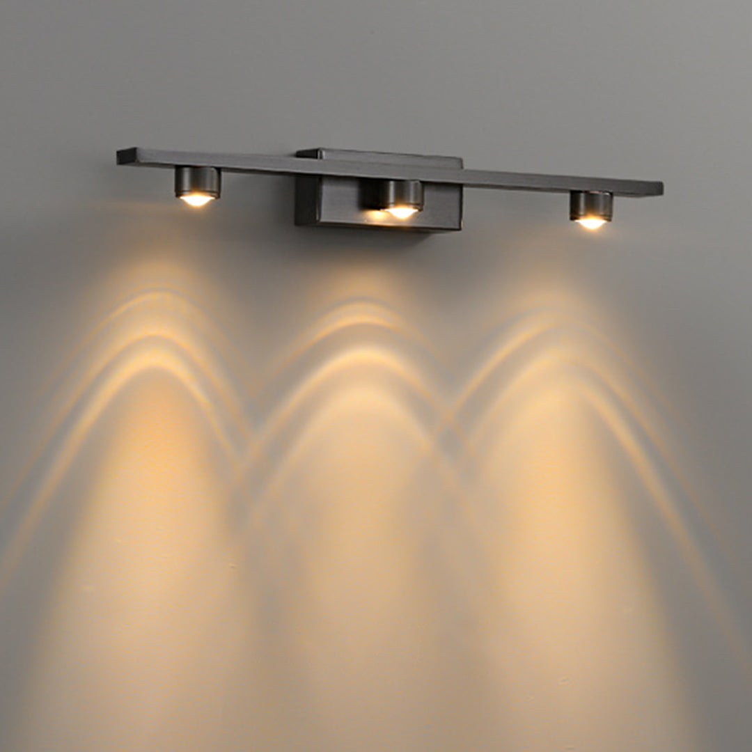 Black Vanity Lights For Bathroom Minimalist LED Mirror Cabinet Light