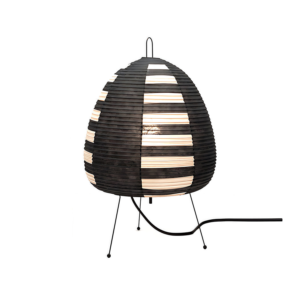Rice Paper Table Lamps Minimalist Wabi-Sabi Design Light