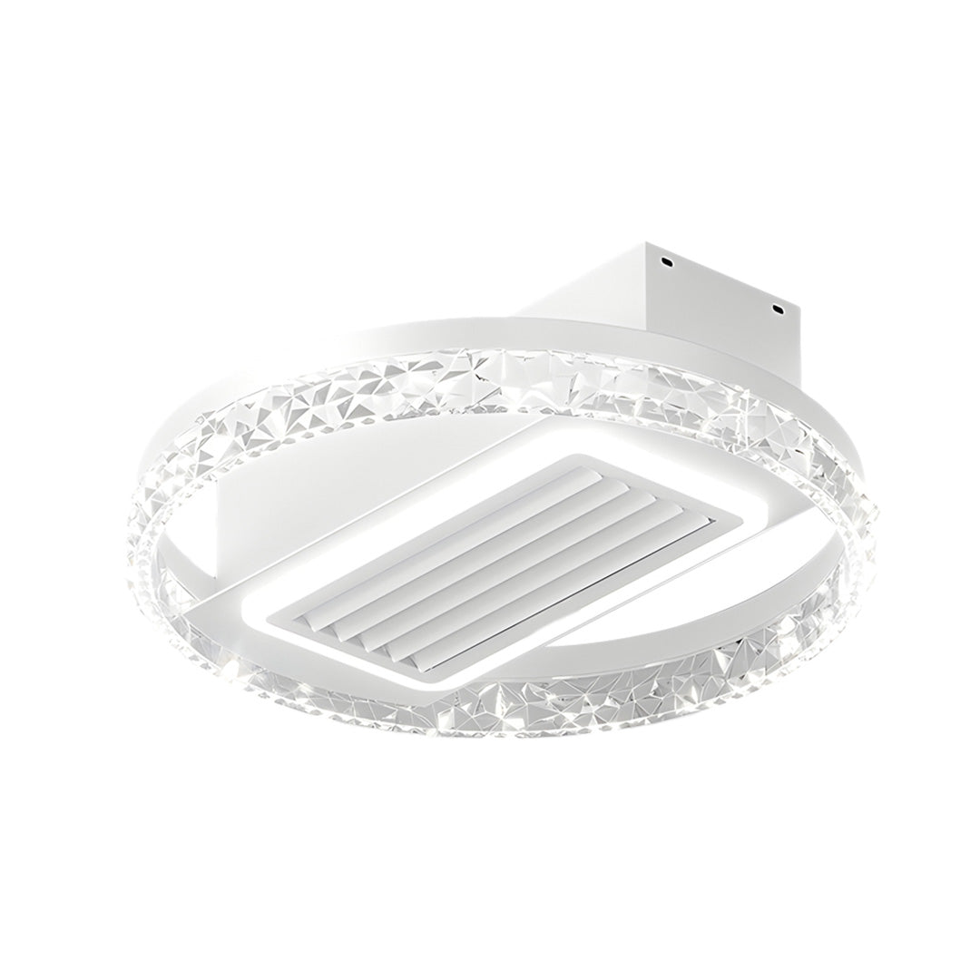 Bladeless Fan Lamp Modern Round 6‑speed Dimmable Light