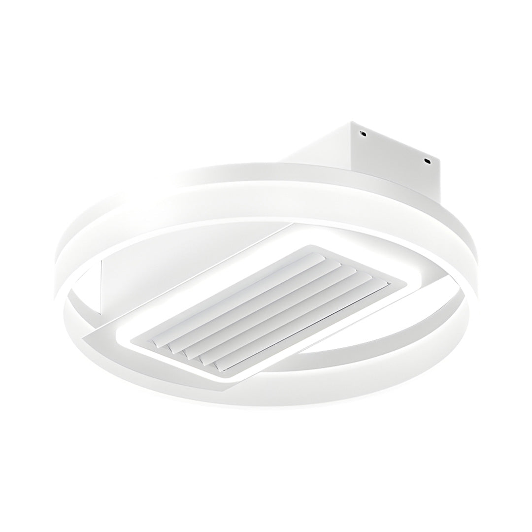 Bladeless Fan Lamp Modern Round 6‑speed Dimmable Light