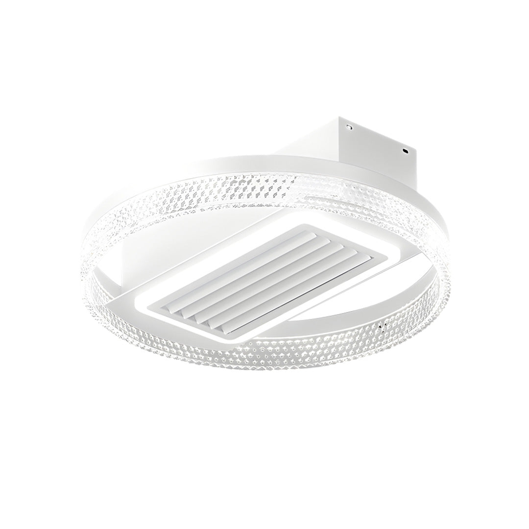Bladeless Fan Lamp Modern Round 6‑speed Dimmable Light