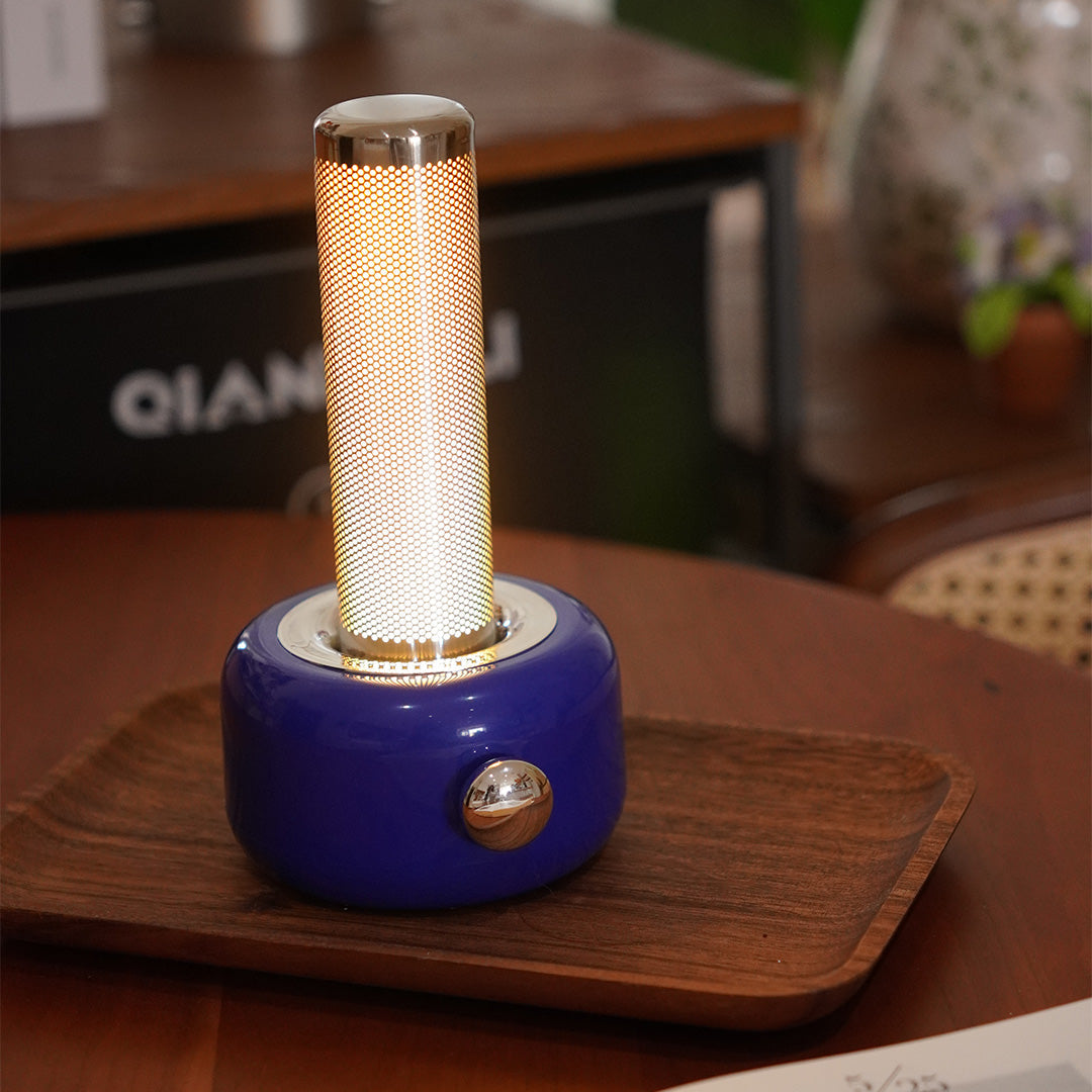 Metal Ambient Table Lighting Audio RGB Minimalist Sleek Lamp