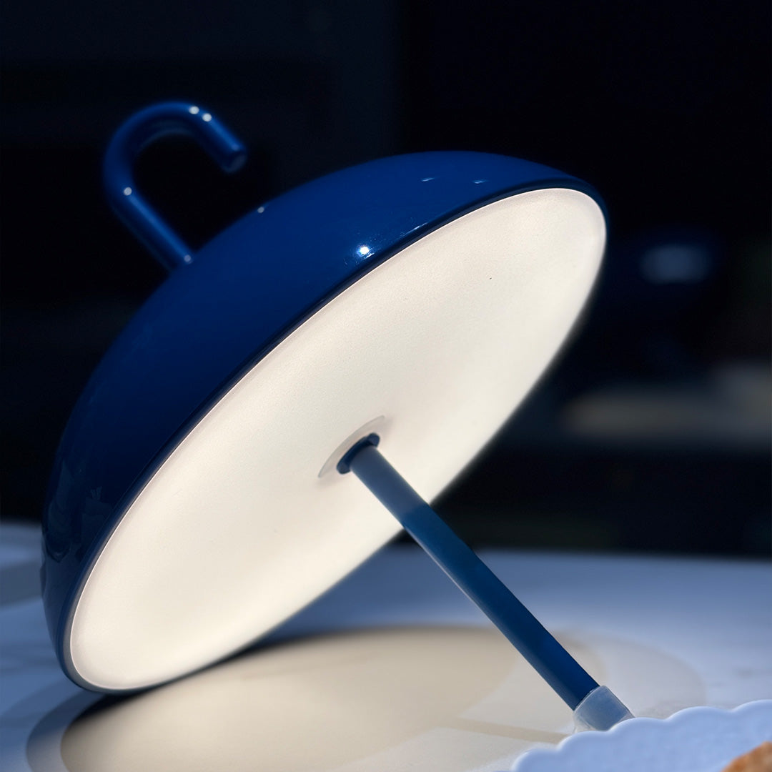 USB Rechargeable Table Lamp Portable Umbrella Dimmable LED Touch Lamp