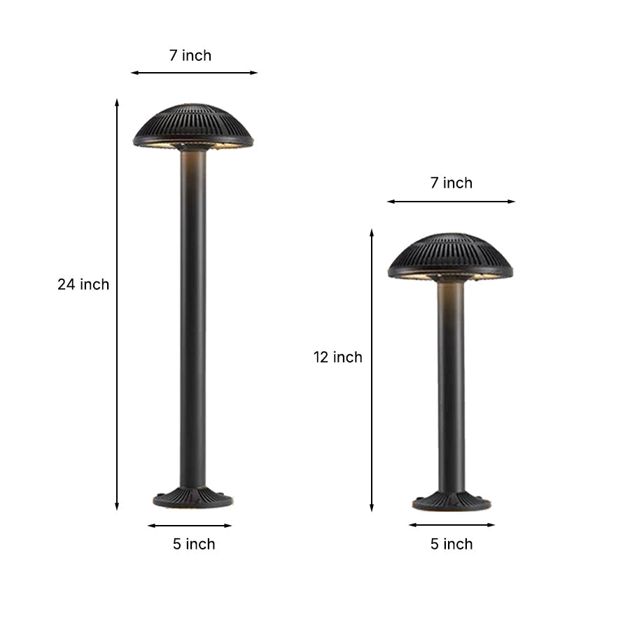 Mushroom Landscape Lights Waterproof Modern Style Lights