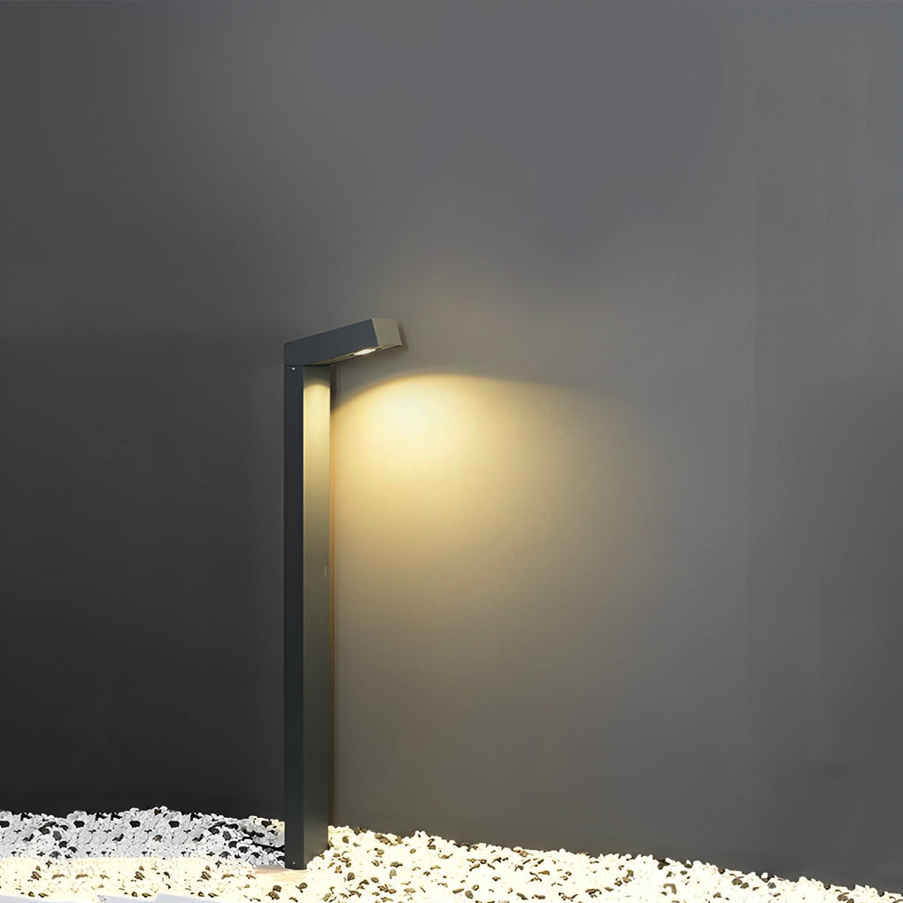 Bollard Path Light Modern Black Aluminum Waterproof Light