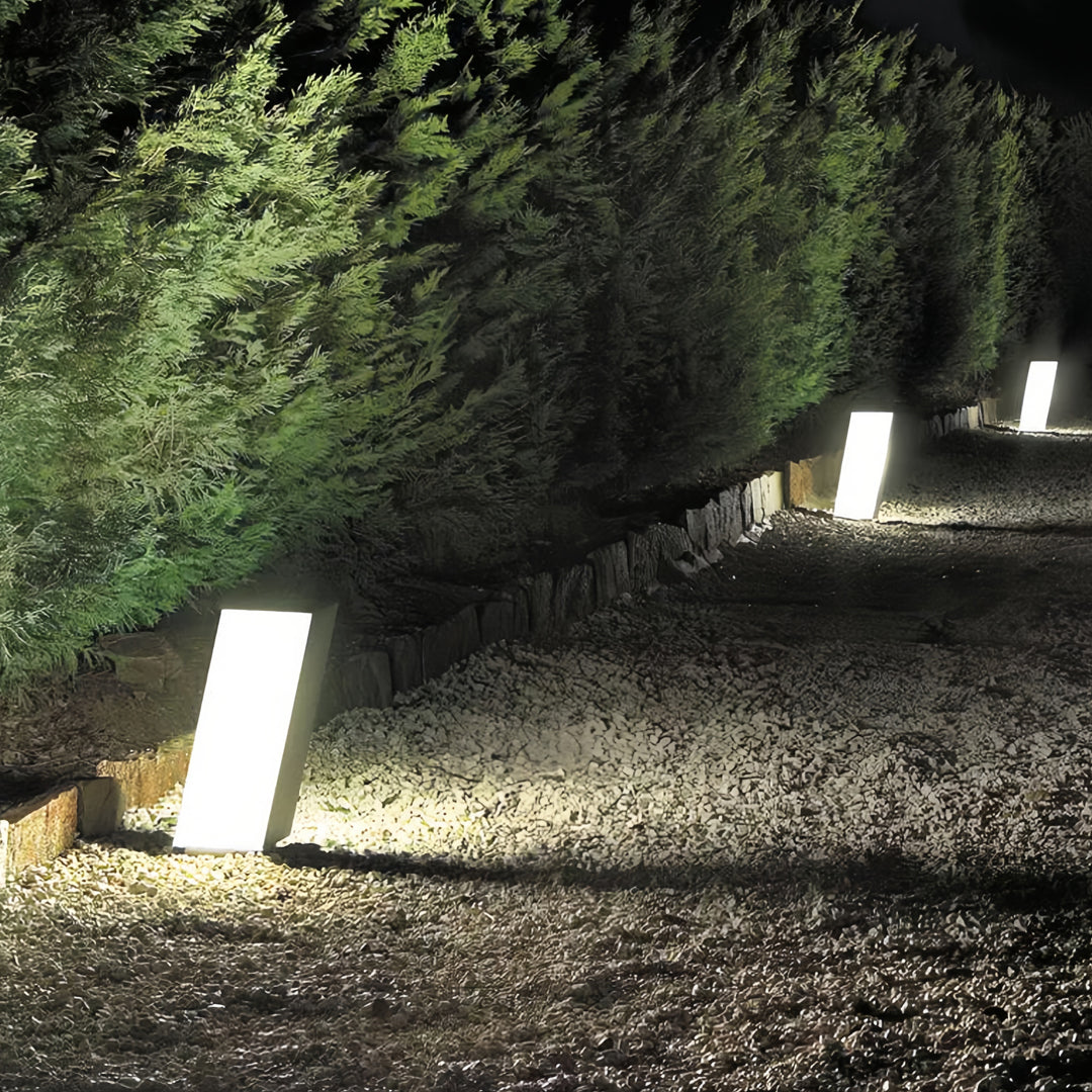 Bollards with Lighting Outdoor Waterproof Modern Lamp
