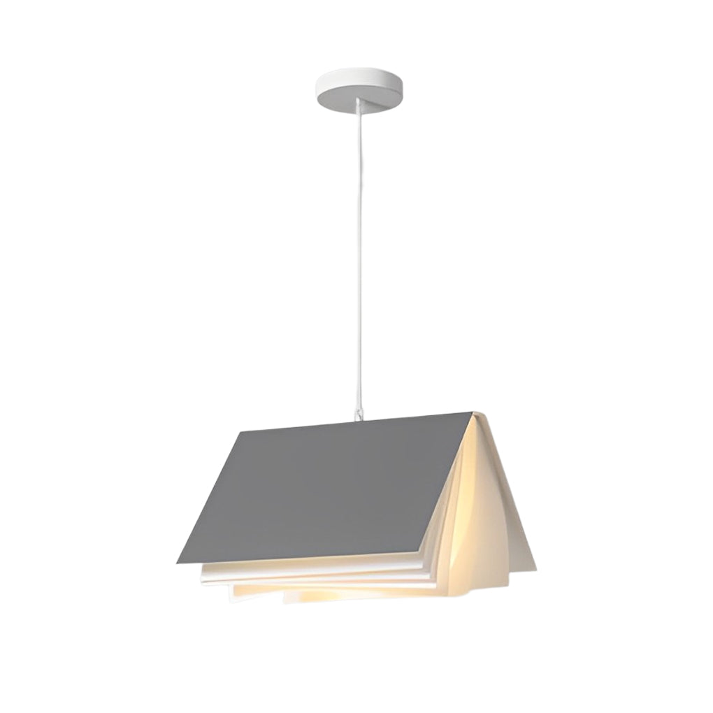 Book Pendant Light Modern Folder Creative Ceiling Light