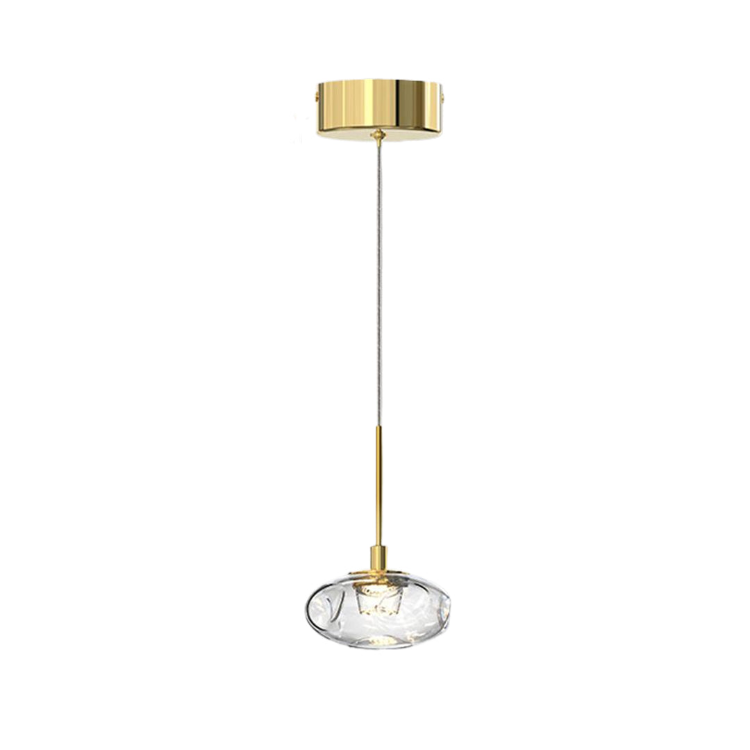 Small Glass Pendant Lights Italian Minimalist LED