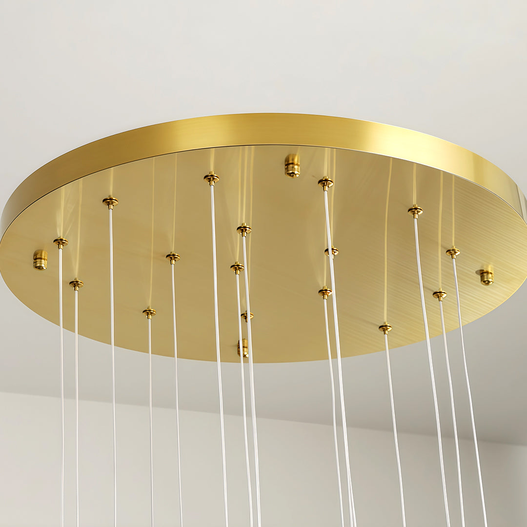 Ceramic Chandeliers Luxury Tulip Flower Ceiling Light