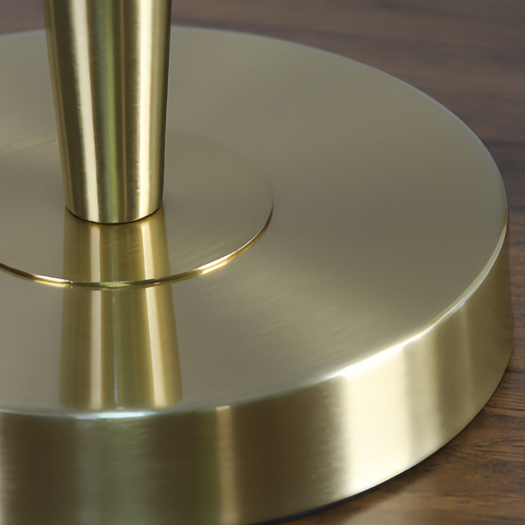 Modern Brass Table Lamps Nordic Elegant Fabric Shade Decorative Lamp