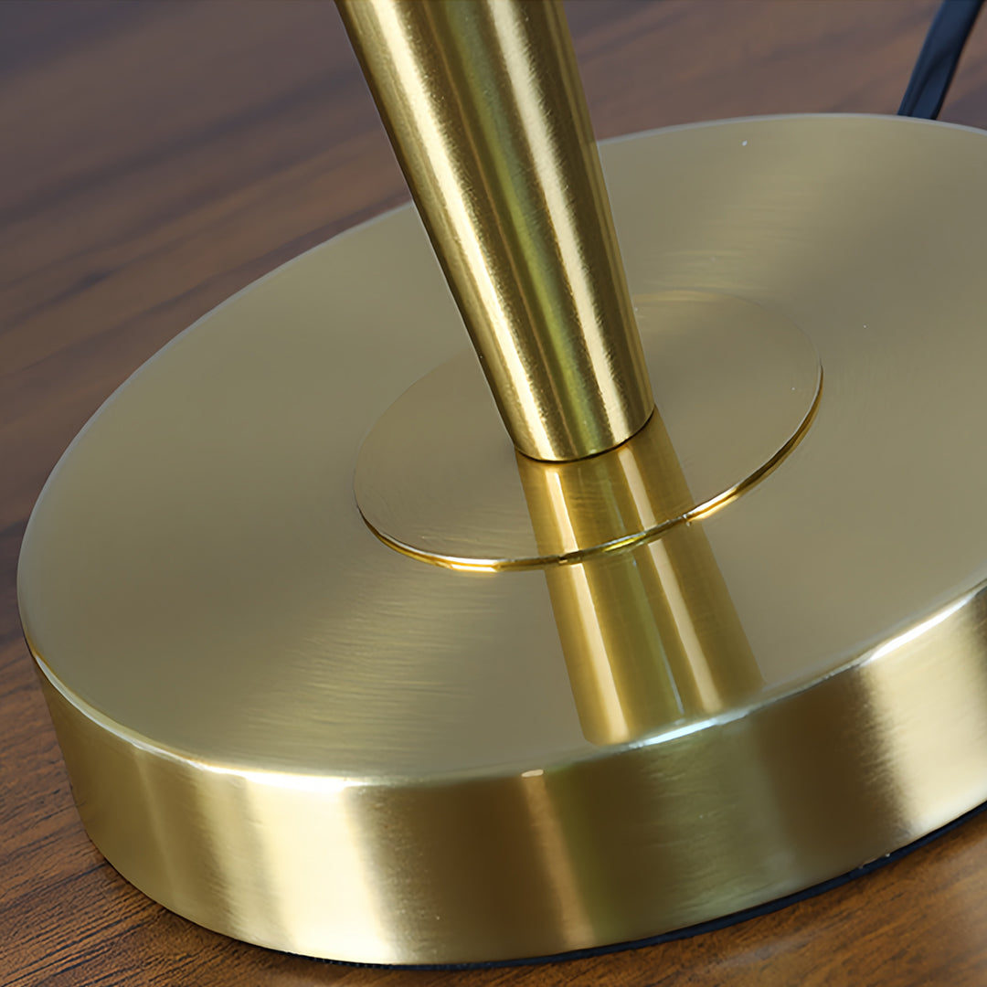 Modern Brass Table Lamps Nordic Elegant Fabric Shade Decorative Lamp