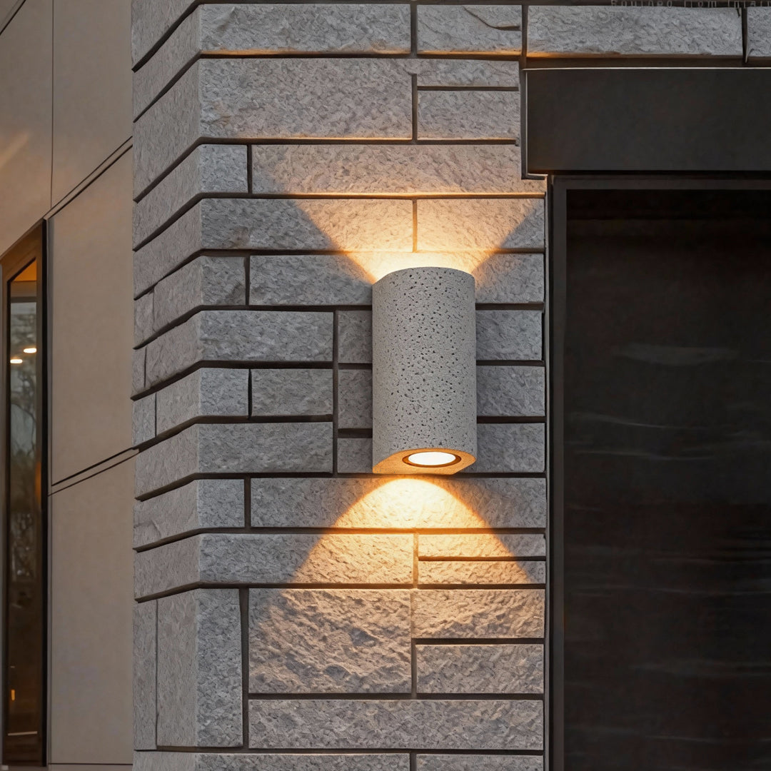 Up Down Wall Lights Creative Outdoor Waterproof Concrete Lamp
