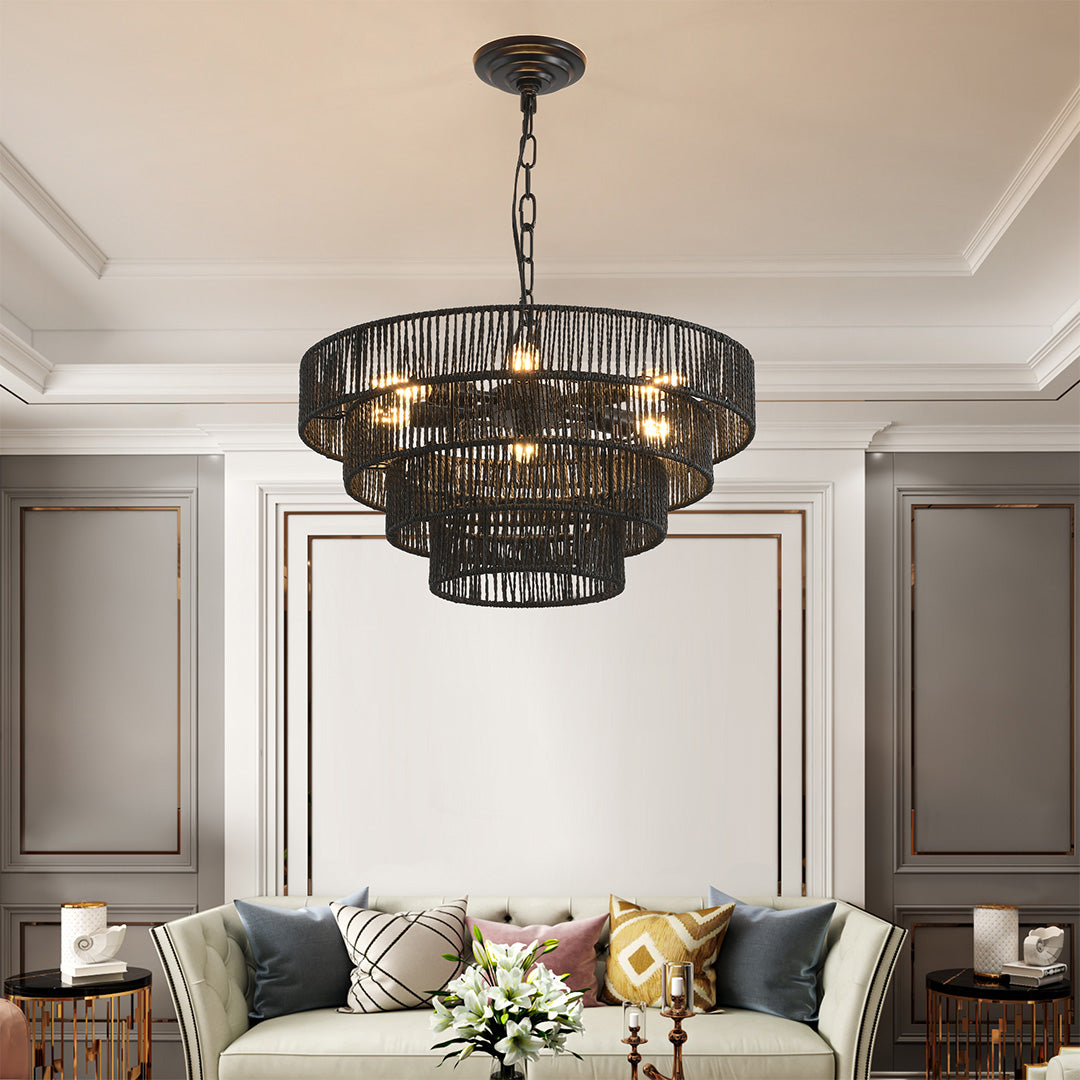 Japanese Style Chandeliers Zen-Inspired Creative Art Ceiling Lights